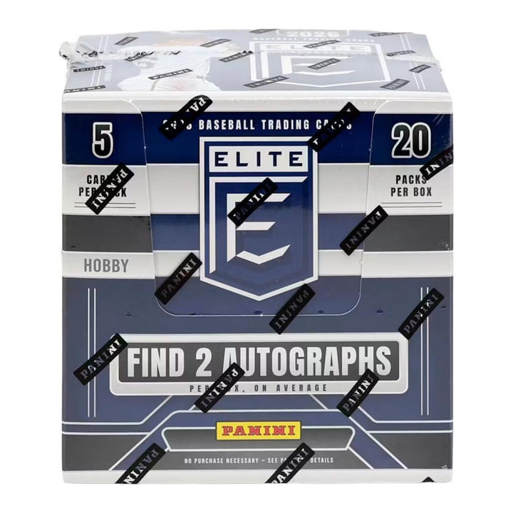 2026 Panini Donruss Elite Baseball hobby box, sealed, 20 packs of 5 cards