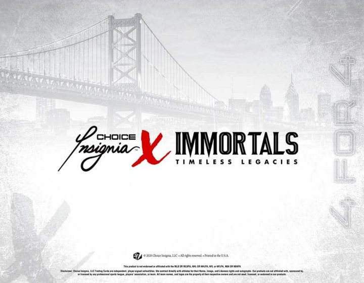 2026 Choice Insignia x Immortals Philly 4 for 4 Box