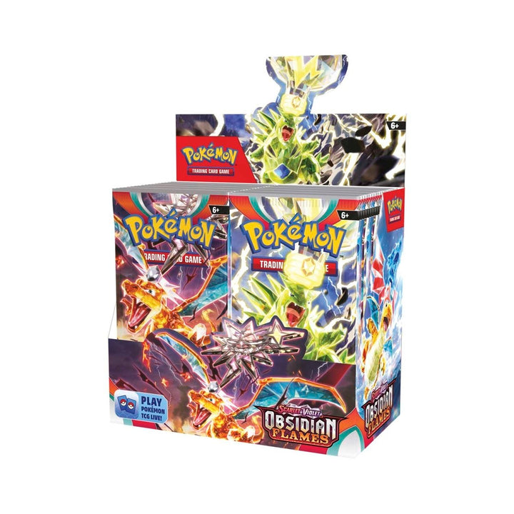 2023 Pokemon Scarlet & Violet Obsidian Flames Booster Box, 36 Packs