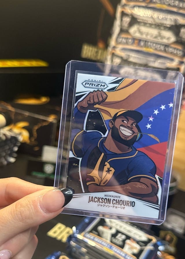 Jackson Chourio Bowman card pulled live at Break Boss