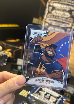 Jackson Chourio Bowman card pulled live at Break Boss