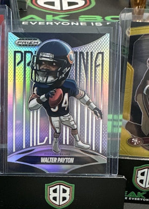 Walter Payton Panini Prizm silver pulled live at Break Boss
