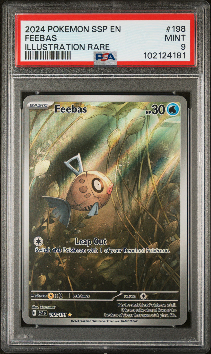 Feebas SSP 198/191 PSA 9, front of the slab