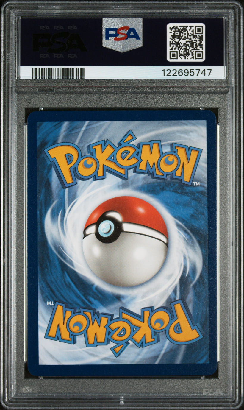 2022 Pokemon Lost Origin Pikachu V #TG16 Full Art PSA 9 MINT, back of the slab