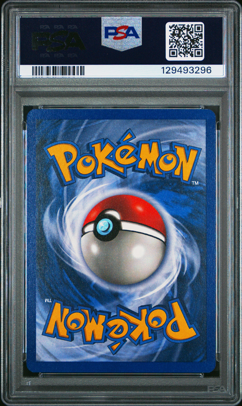 Haunter #29 PSA 10 1999 Pokemon Game Base Set, back of the slab