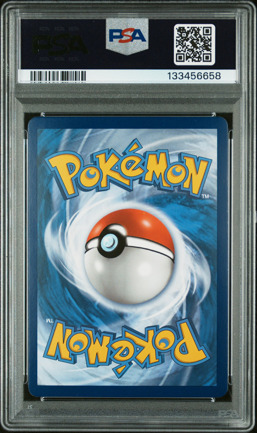 2022 Pokemon GO Mewtwo V #072/078 Full Art PSA 10 GEM MT, back of the slab