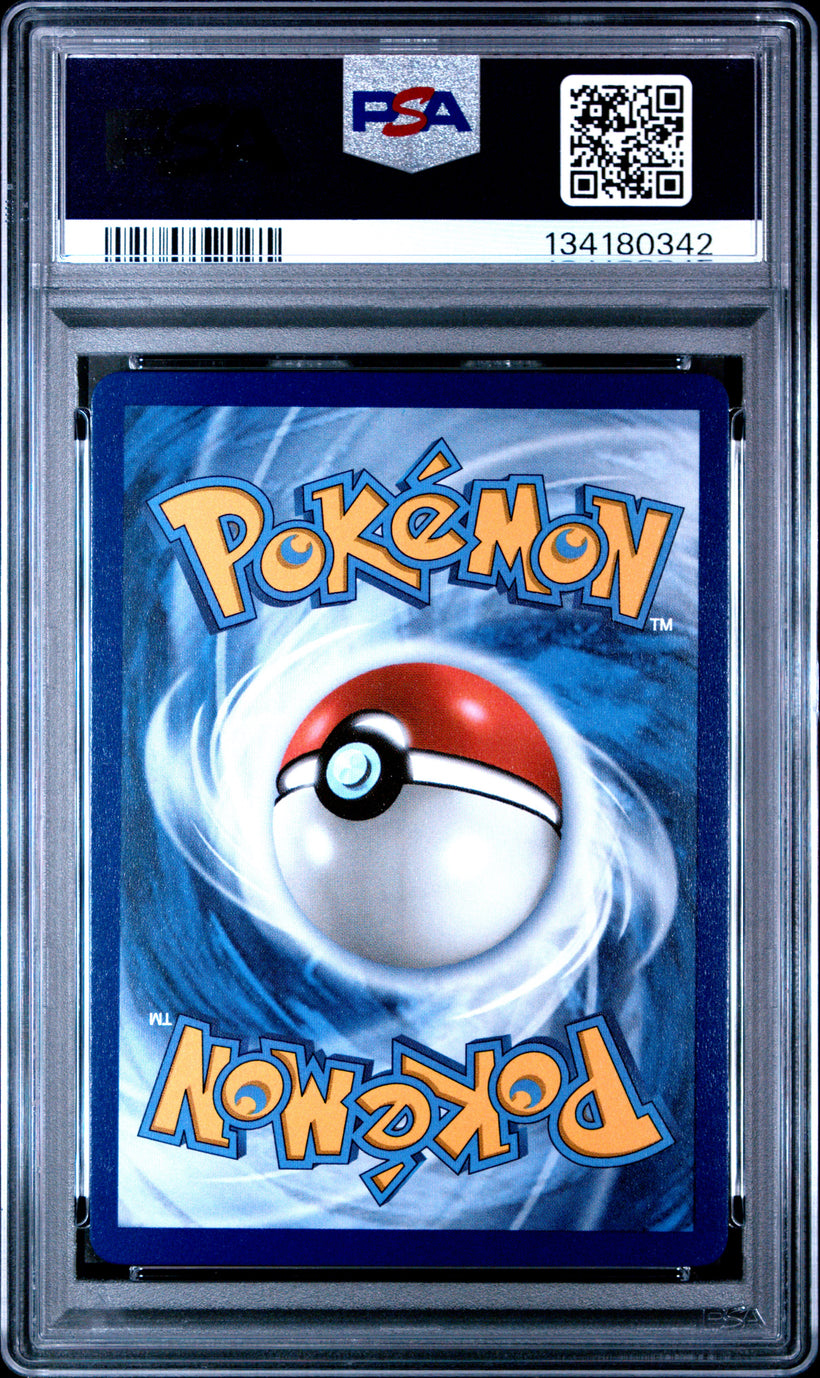 2025 Pokemon Mega Evolution Steelix #150/132 Illustration Rare PSA 10 GEM MT, back of the slab