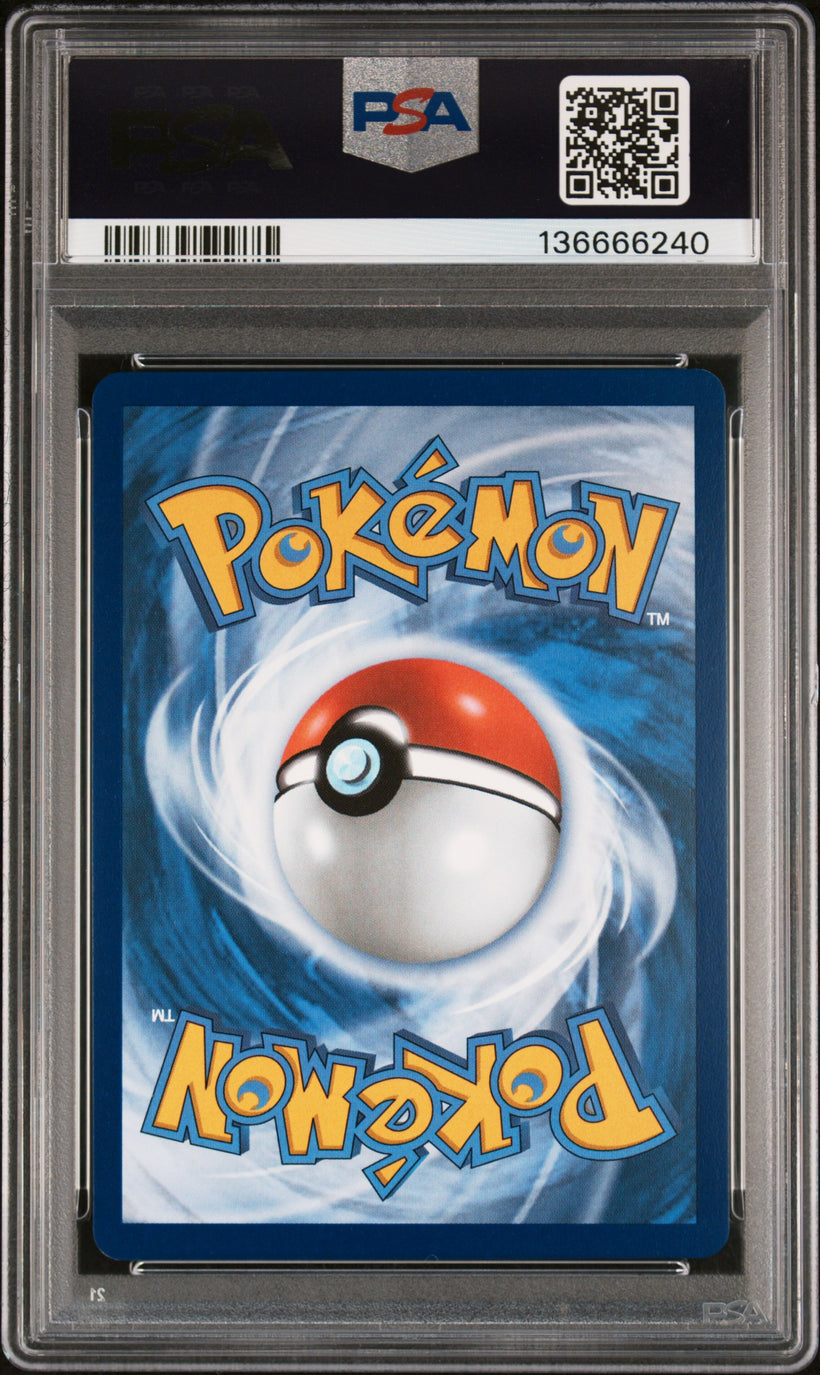 2025 Pokemon Mega Evolution Mega Lucario ex #179/132 Special Illustration Rare PSA 10 GEM MT, back of the slab