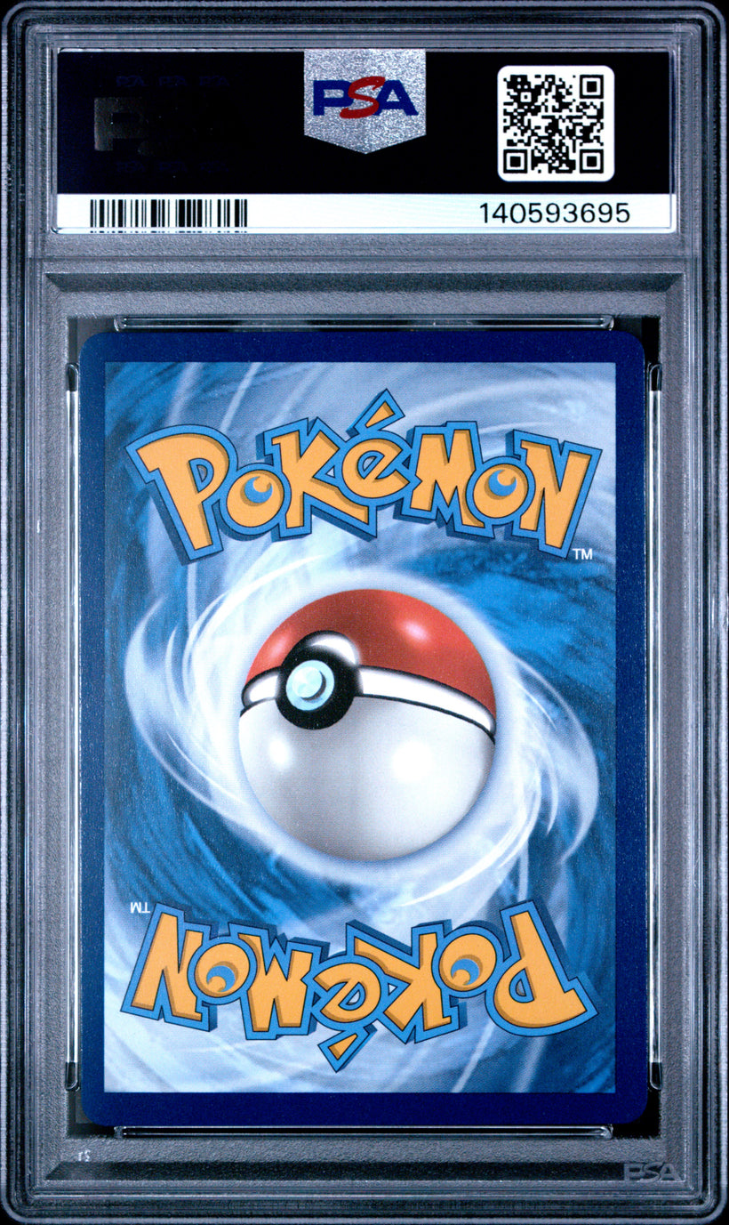 2025 Pokemon Mega Evolution Mega Kangaskhan ex #182/132 Special Illustration Rare PSA 10 GEM MT, back of the slab
