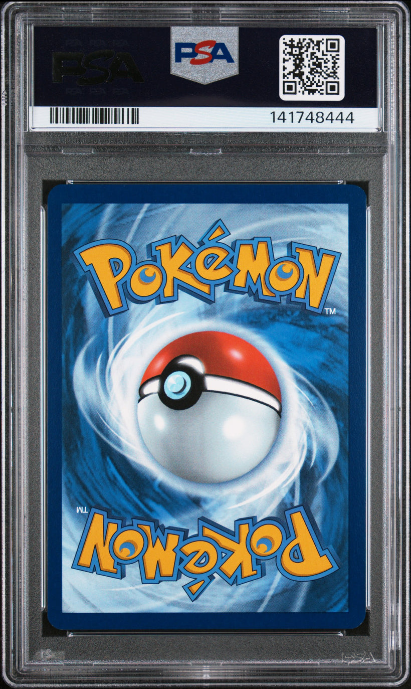 Team Rocket's Raticate DRI 202/182 PSA 9, back of the slab
