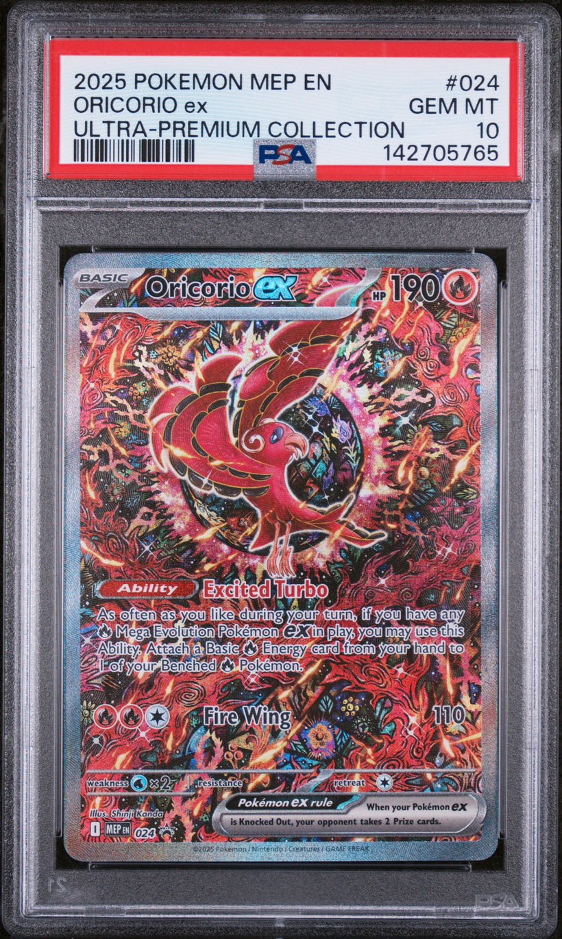 Oricorio ex MEP 024 PSA 10, front of the slab