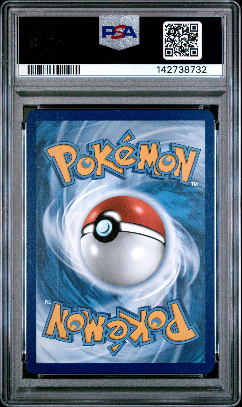 Salamence ex #187 PSA 9, back of the slab