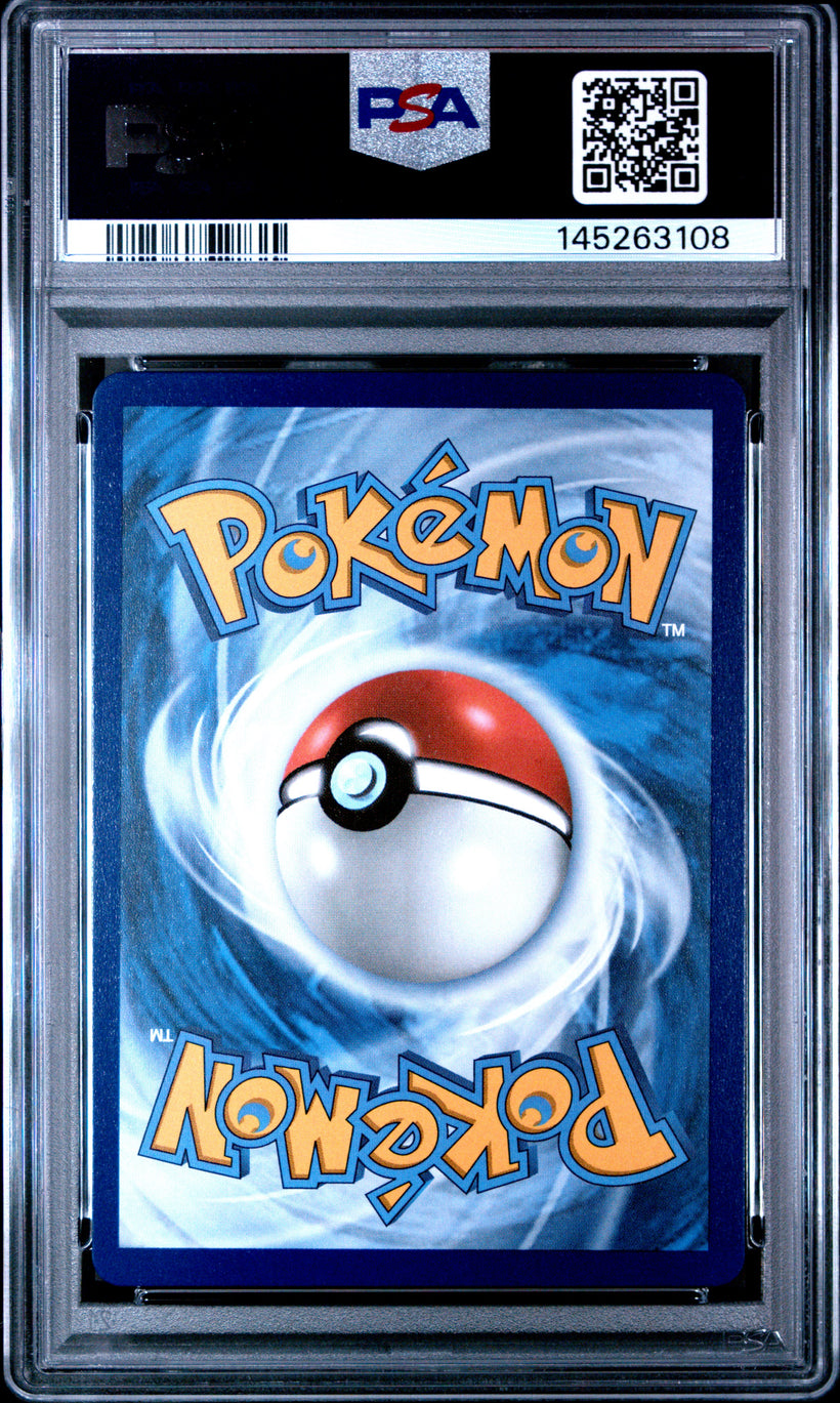 2025 Pokemon Mega Evolution Gumshoos #153/132 Illustration Rare PSA 10 GEM MT, back of the slab