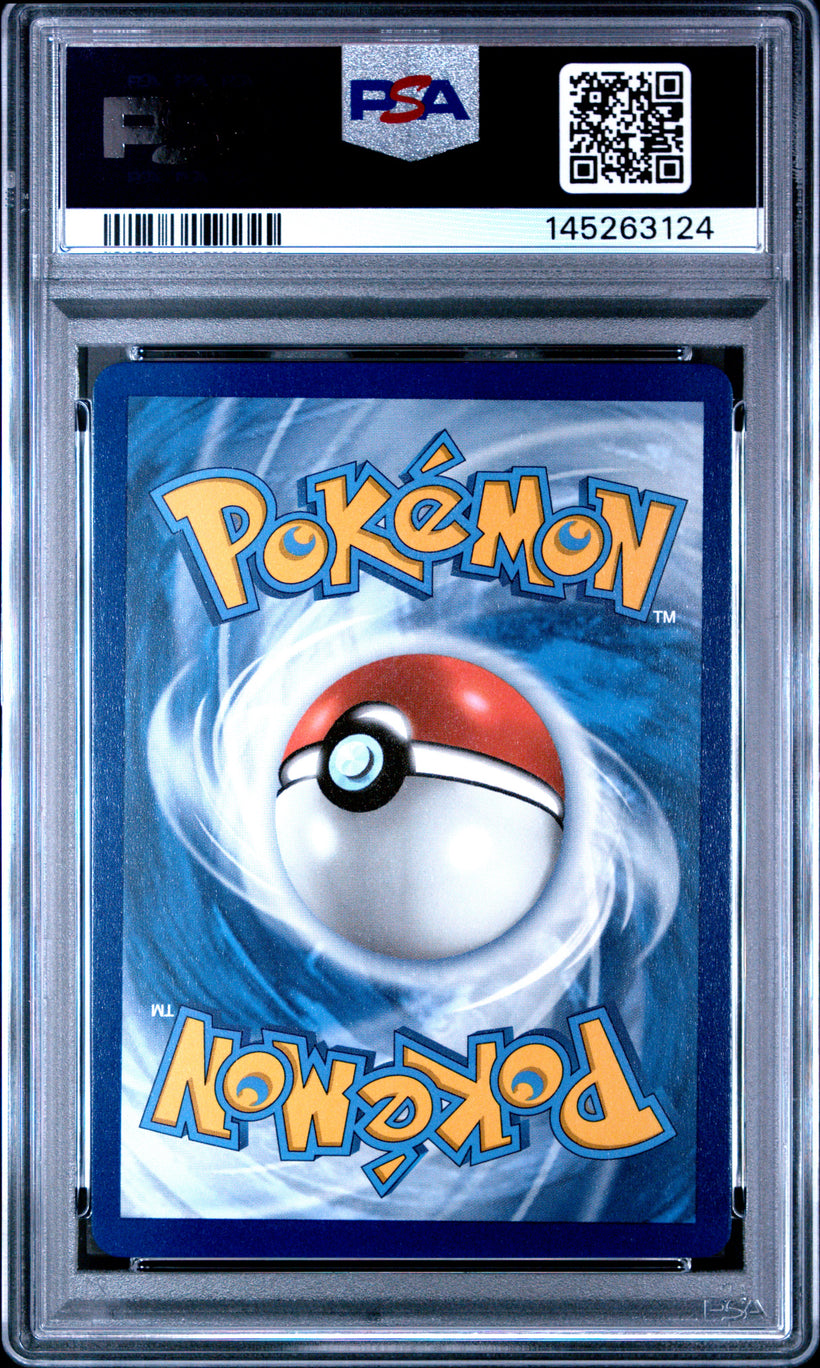 2022 Pokemon Silver Tempest Lugia V #138/195 PSA 10 GEM MT, back of the slab