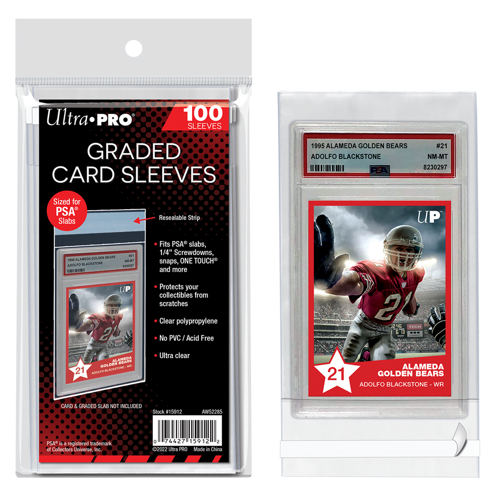 PSA Graded Card Sleeves (100ct) - Ultra Pro