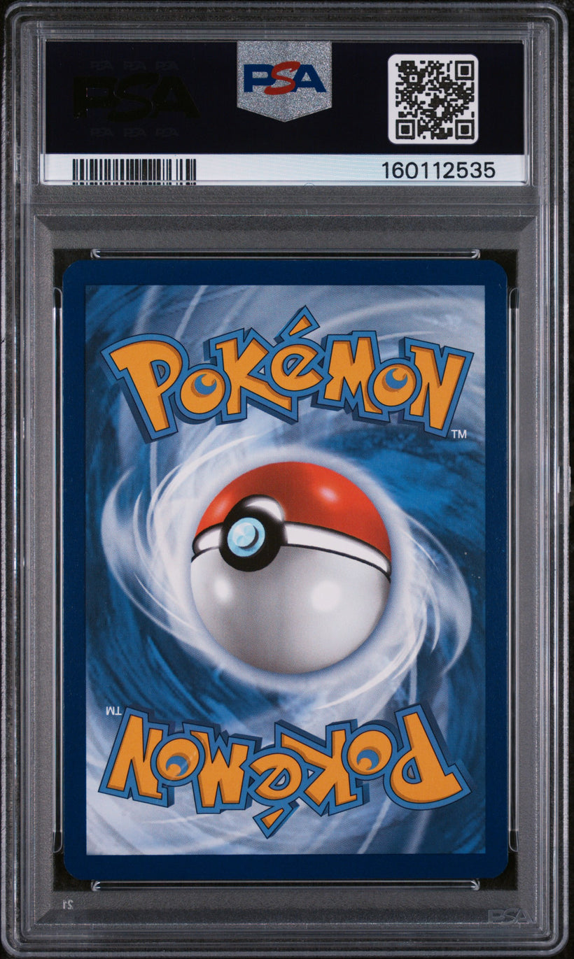 2023 Pokemon Paldea Evolved Mismagius #212/193 Illustration Rare PSA 9 MINT, back of the slab