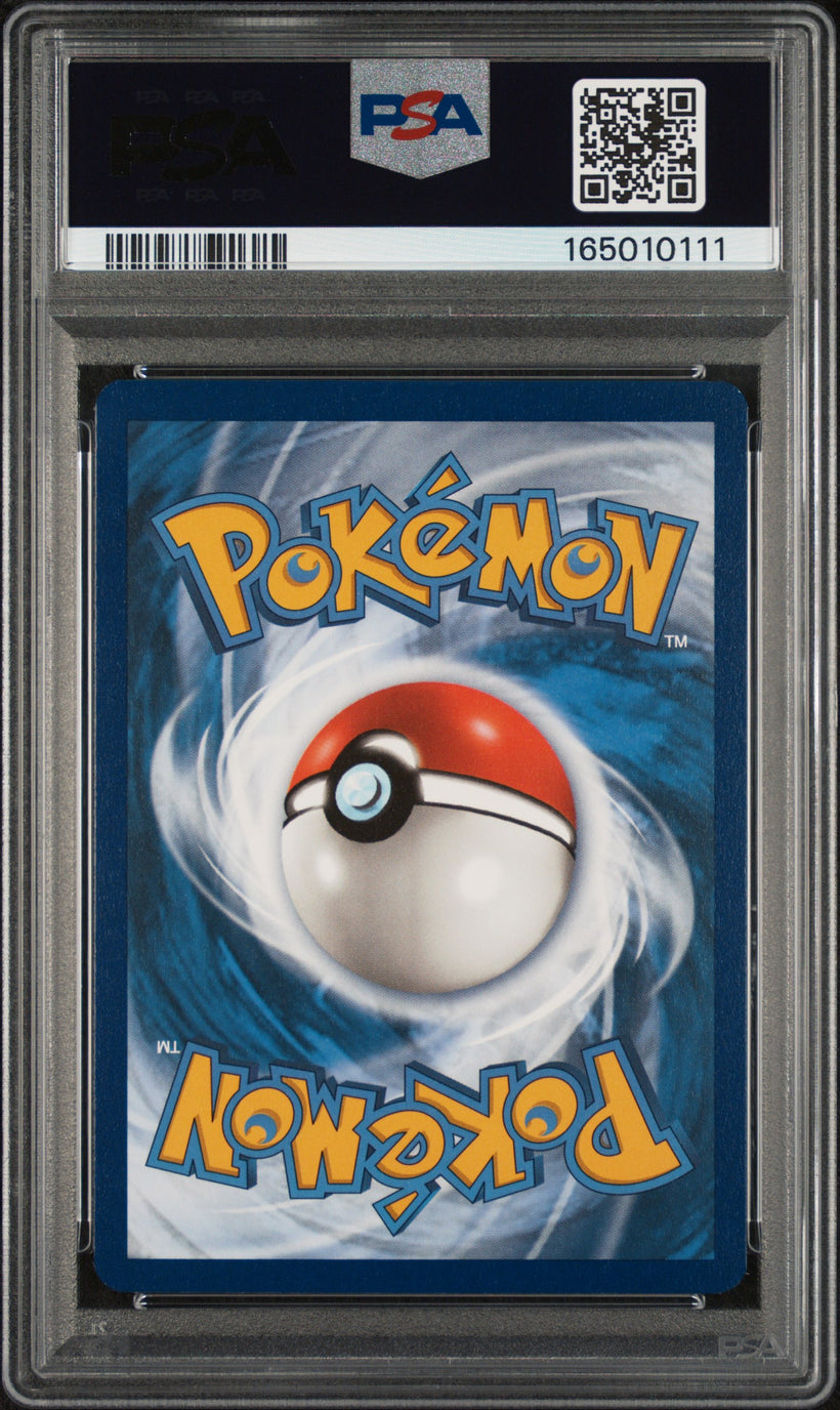 2021 Pokemon Celebrations Pikachu #005 Full Art PSA 8 NM-MT, back of the slab