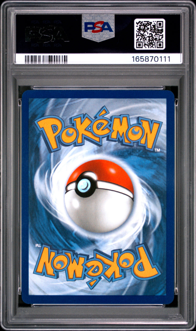 Mega Starmie ex POR 102/088 PSA 10, back of the slab