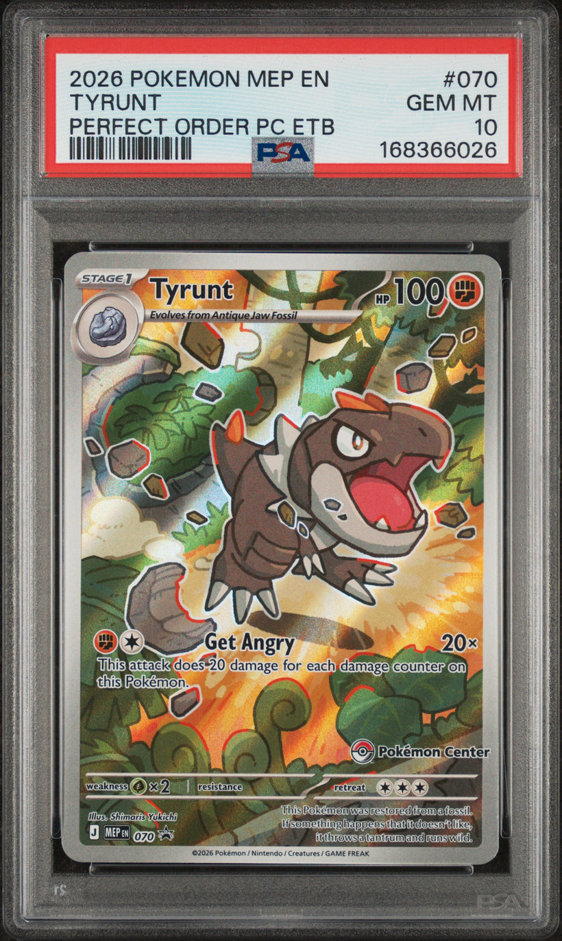 Tyrunt MEP 070 PSA 10, front of the slab
