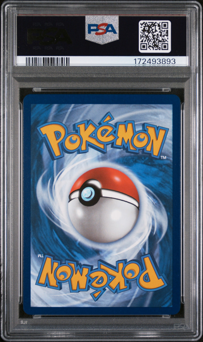 2025 Pokemon Prismatic Evolutions Espeon ex #155/131 Special Illustration Rare PSA 10 GEM MT, back of the slab