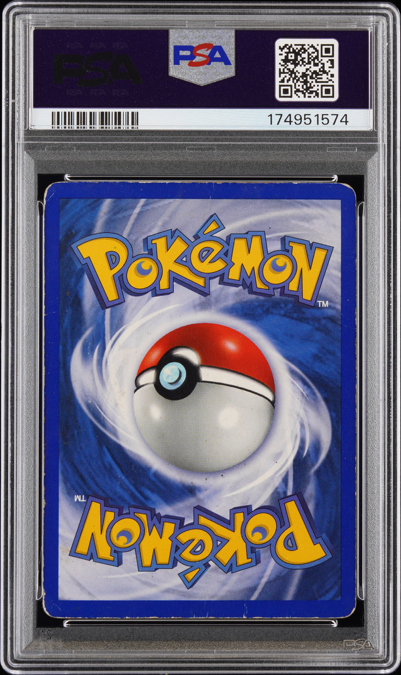 1999 Pokemon Base Set Charizard #4/102 Holo 1st Edition PSA 2 GOOD, back of the slab