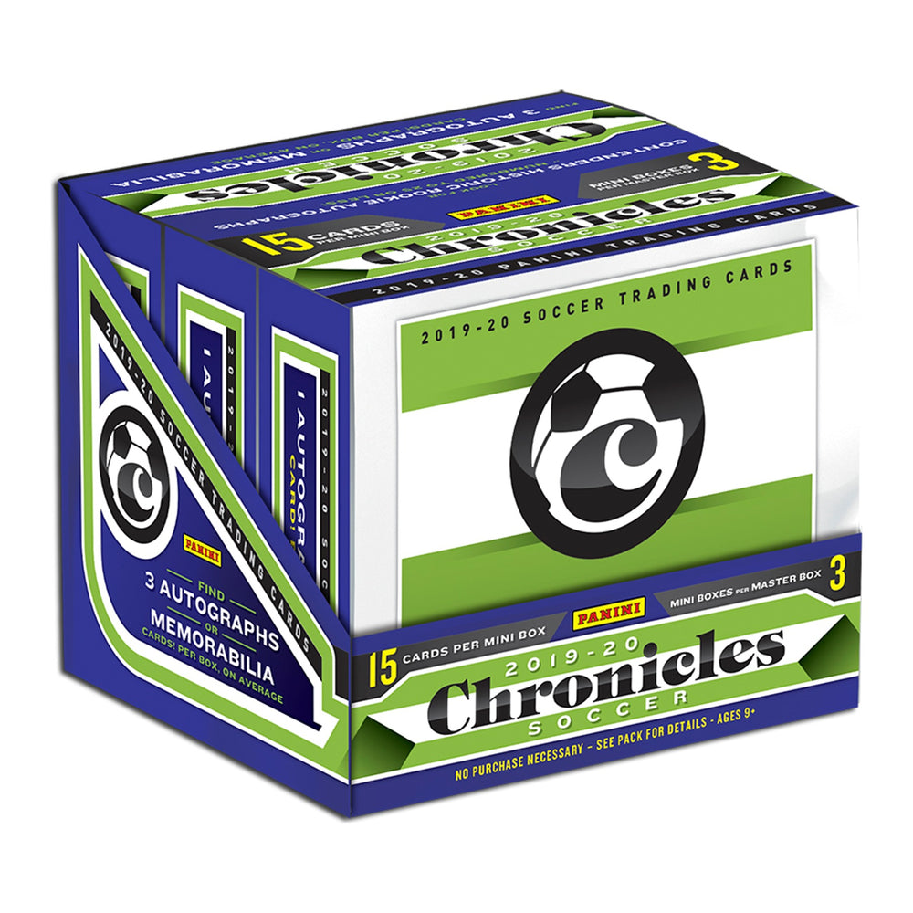 2019-20 Panini Chronicles Soccer Hobby Master Box