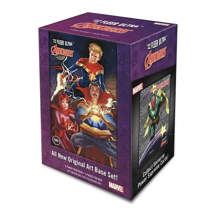 2022 Upper Deck Fleer Ultra Marvel Avengers 3-Pack Blaster Box