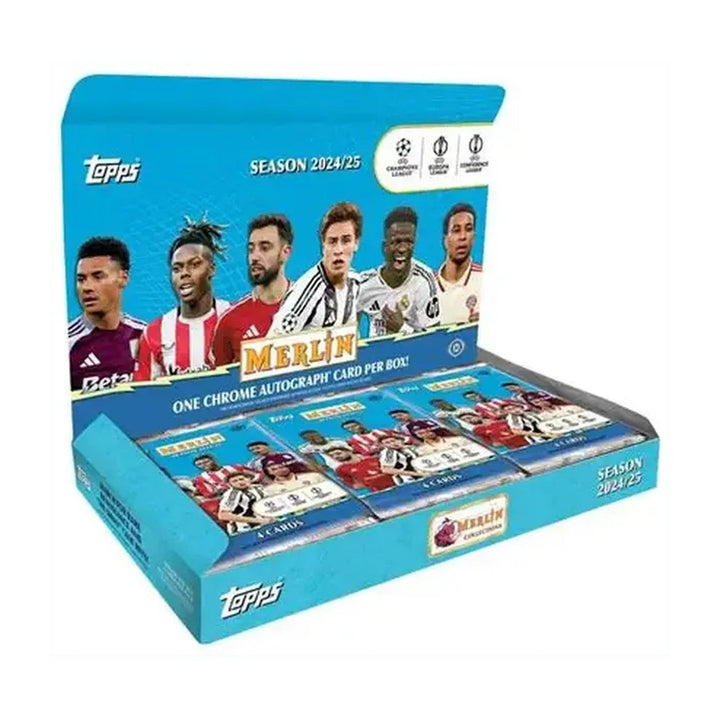 2024-25 Topps Merlin UEFA Club Competitions Soccer Hobby Box