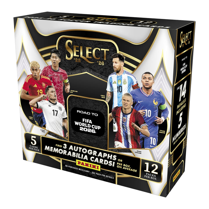 2025-26 Panini Select Road to FIFA World Cup Soccer Hobby Box