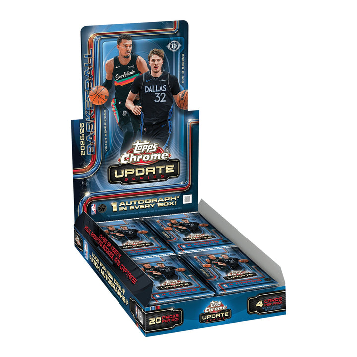 2025-26 Topps Chrome Update Series Basketball Hobby Box
