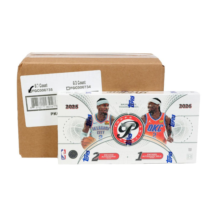 2025-26 Topps Pristine Basketball Hobby 6-Box Case