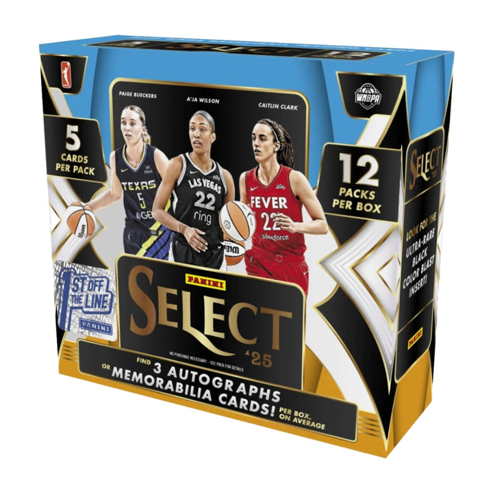 2025 Panini Select WNBA Basketball Hobby Box First Off The Line