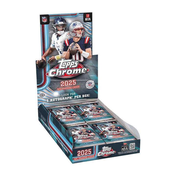 2025 Topps Chrome Football Hobby Box