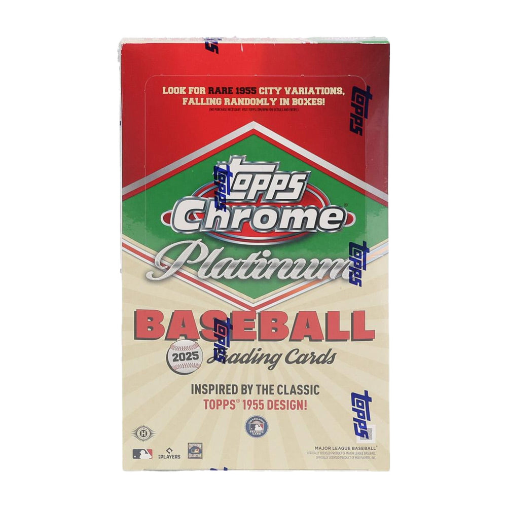 2025 Topps Chrome Platinum 55 Baseball Hobby Box