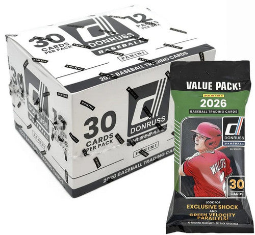 2026 Panini Donruss Baseball Fat Pack Display Box