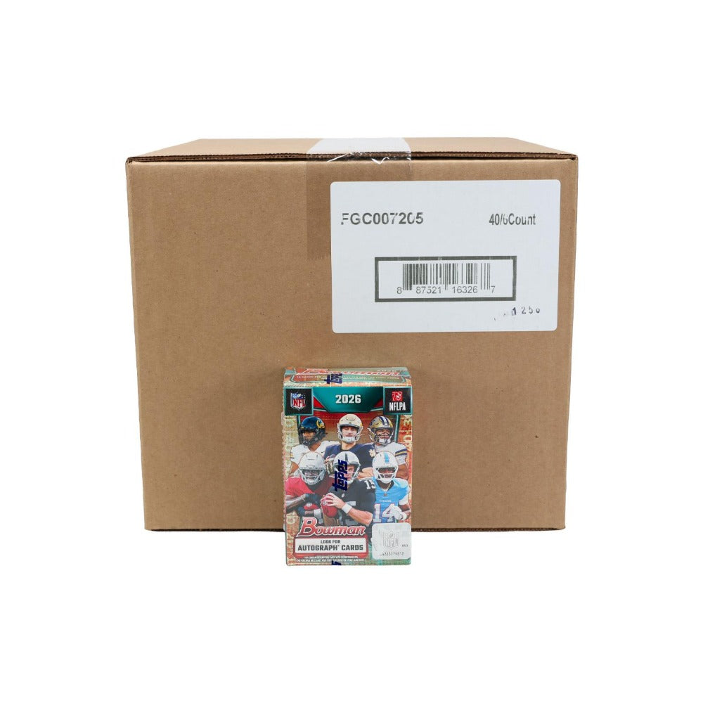 2026 Bowman Football Blaster 40-Box Case
