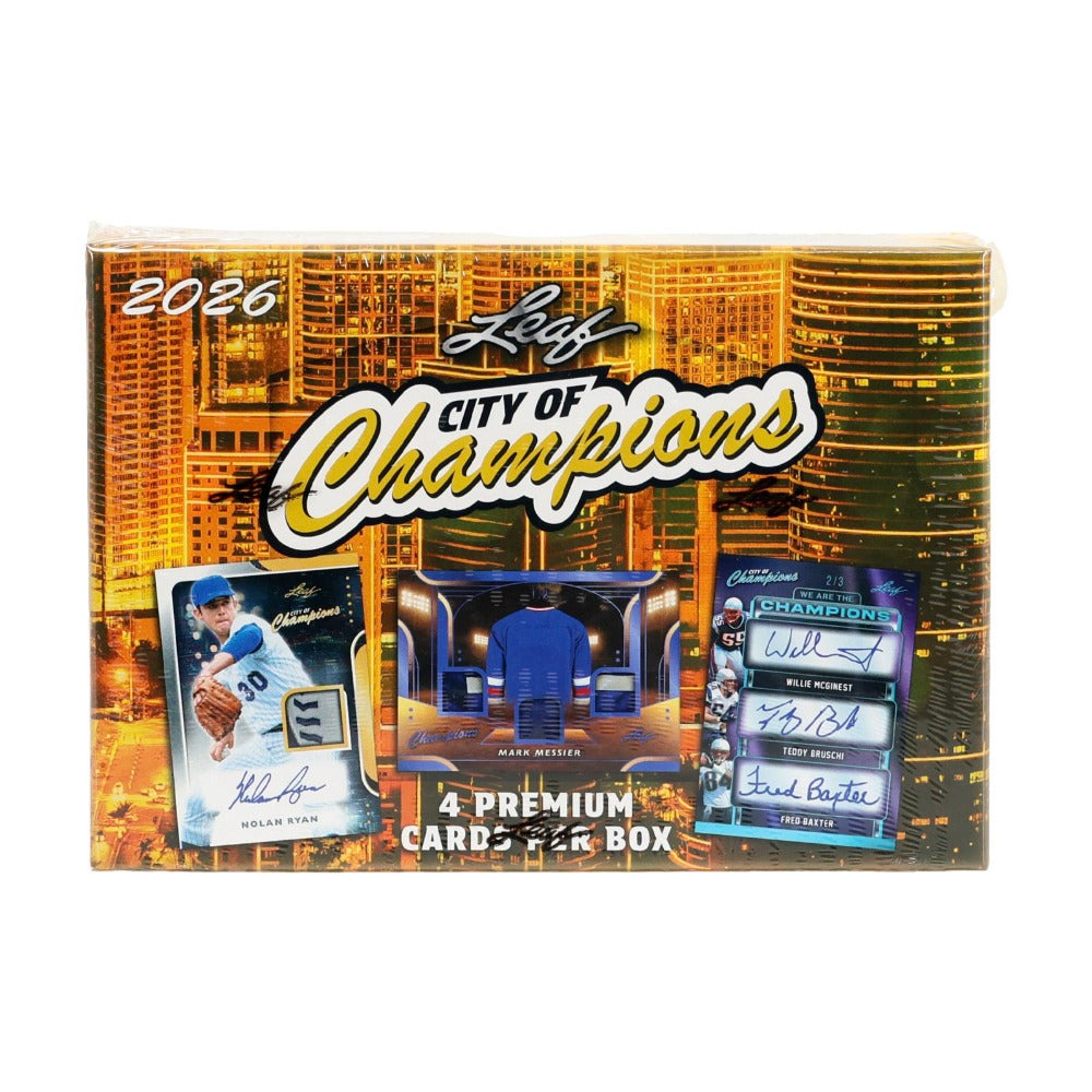 2026 Leaf City of Champions Hobby Box, factory sealed