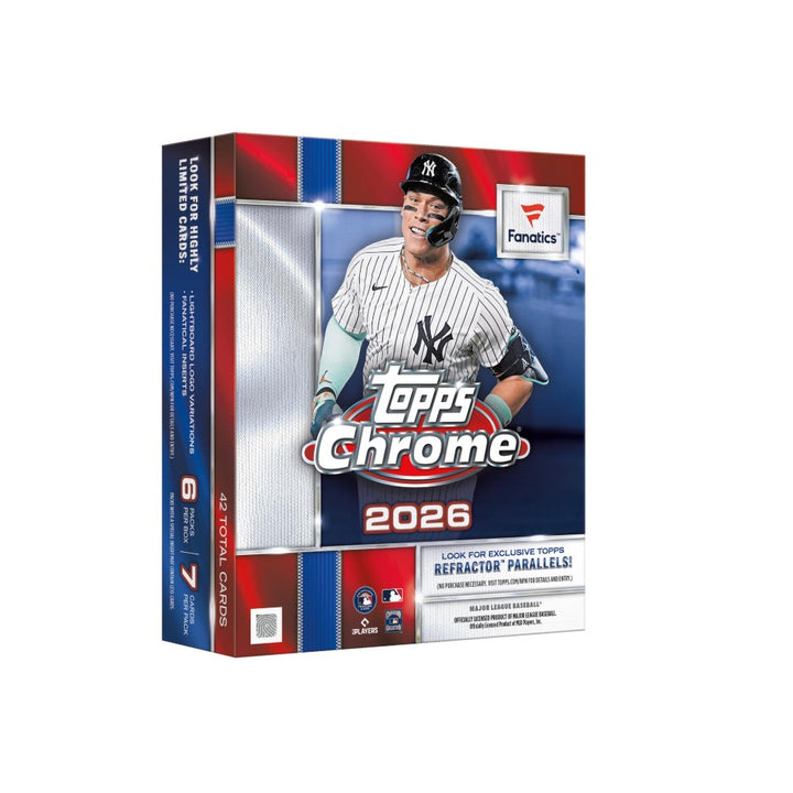 2026 Topps Chrome Baseball Fanatics Mega Box