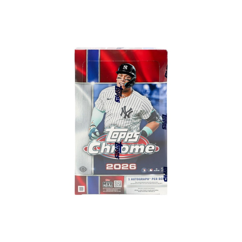2026 Topps Chrome Baseball Hobby Box