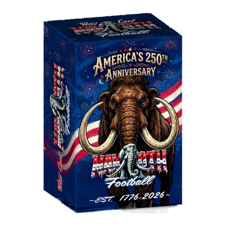 2026 Wild Card America's 250th Anniversary Mammoth Football Box