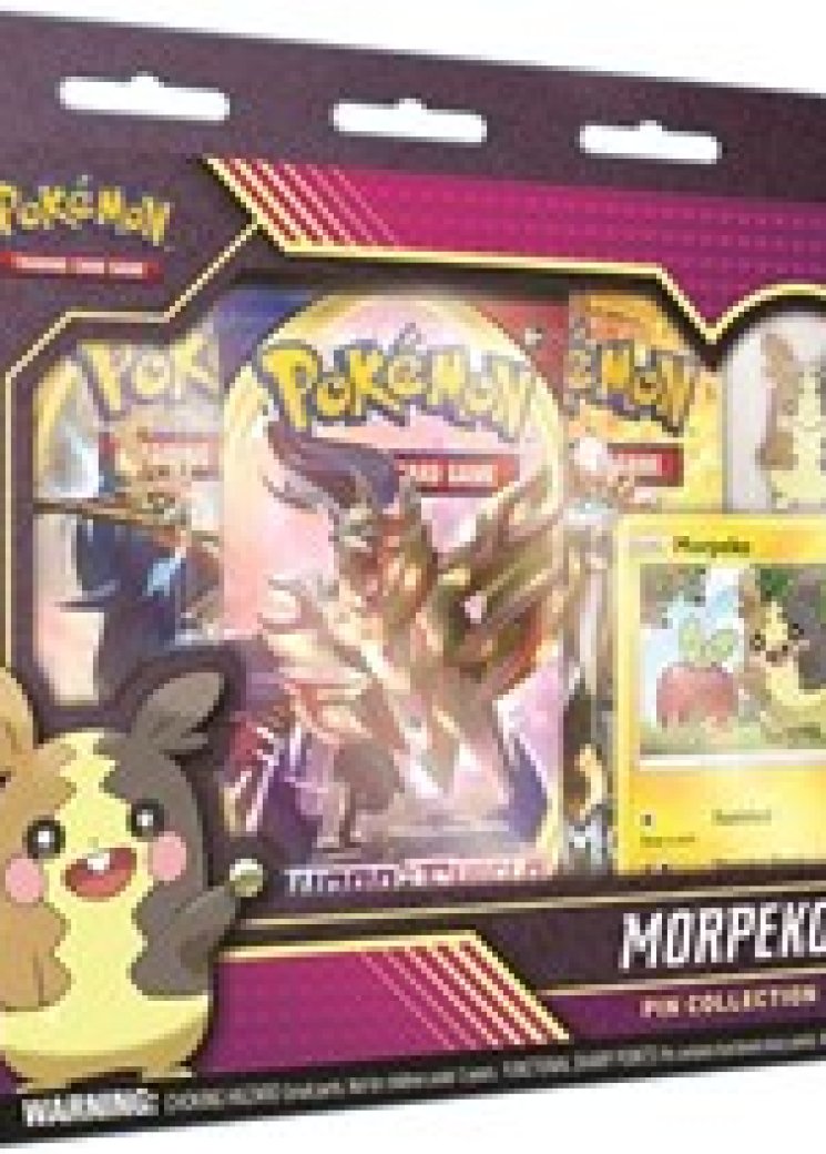 Pokemon TCG Sword and Shield Morpeko Pin Collection sealed box