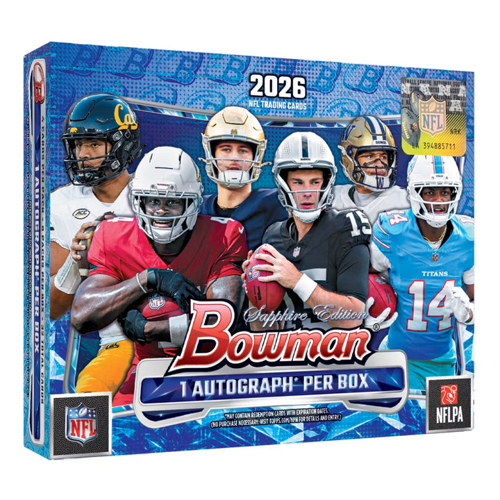 2026 Bowman Football Sapphire Edition Hobby Box