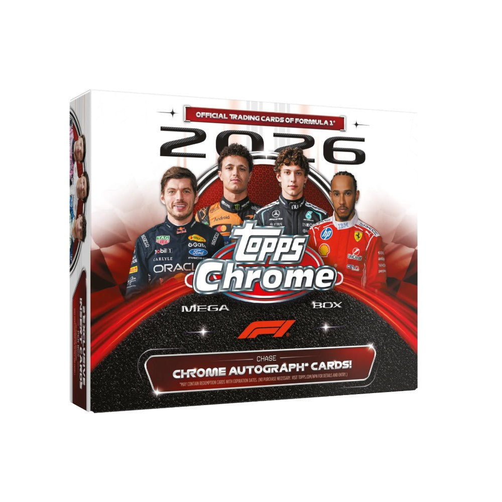 2026 Topps Chrome Formula 1 Mega Box