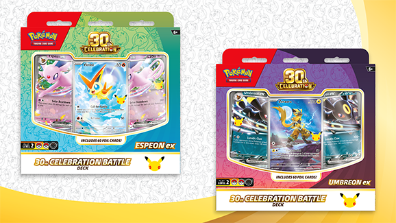 Pokemon TCG 30th Celebration Battle Deck, Espeon ex and Umbreon ex