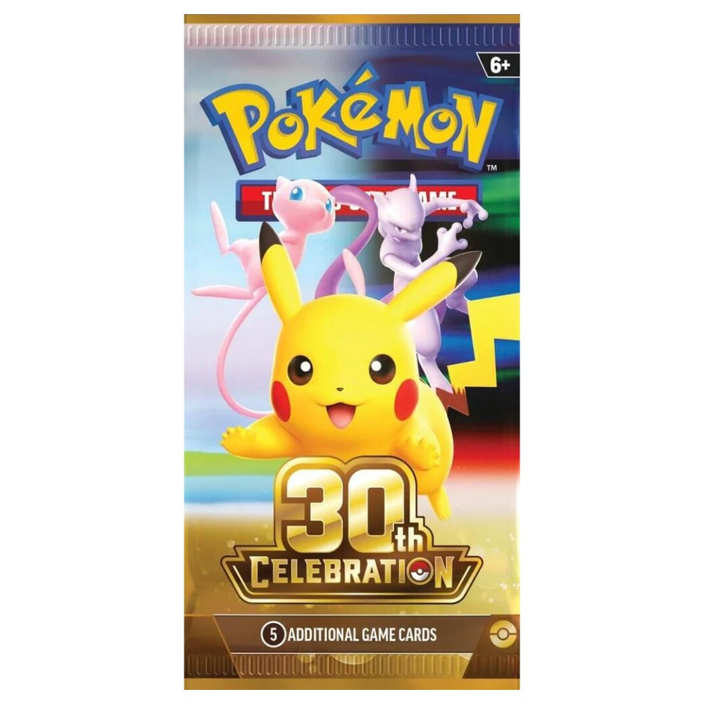 Pokemon TCG 30th Celebration booster pack, factory sealed