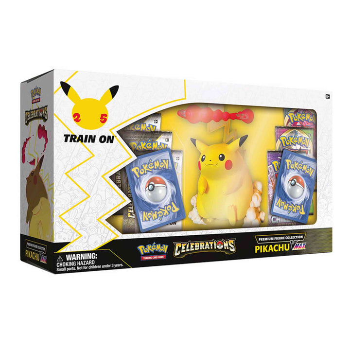 Pokemon TCG Celebrations Pikachu VMAX Premium Figure Collection sealed box