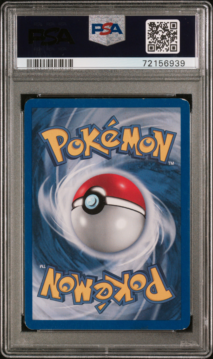 2002 Pokemon Legendary Collection Charizard #3/110 Holo PSA 6 EX-MT, back of the slab