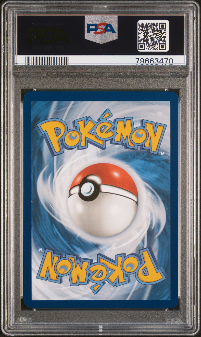 2023 Pokemon Crown Zenith Radiant Charizard #020/159 PSA 10 GEM MT, back of the slab