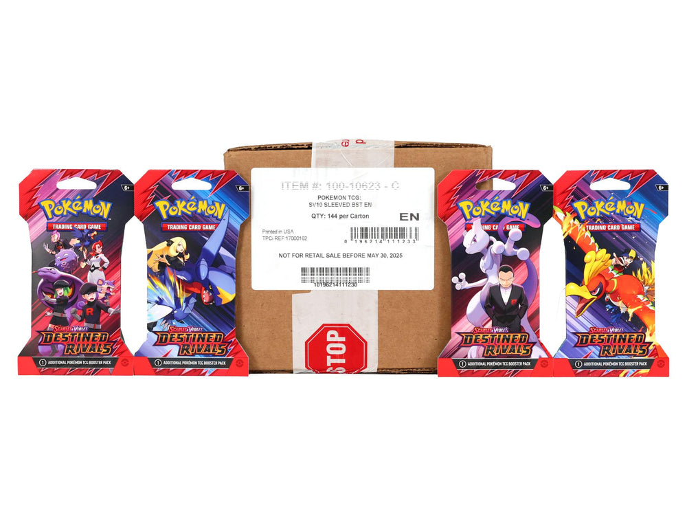 Destined Rivals Sleeved Booster Pack Case - sealed case on white background