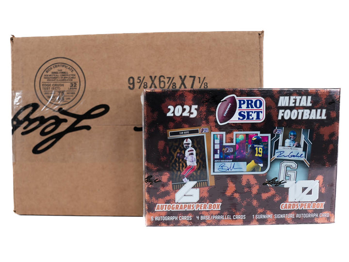 2025 Leaf Pro Set Metal Football Hobby Case